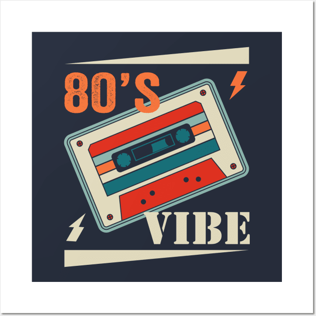 80’s Old Vibe Wall Art by Ortumuda